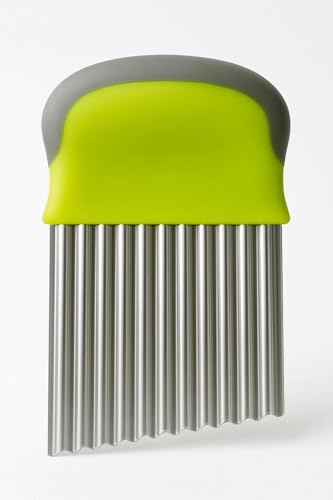 Wellenschneider Edelstahl Riffelmesser für Obst und Gemüse für die besten Schnittmuster Spülmaschinenfest