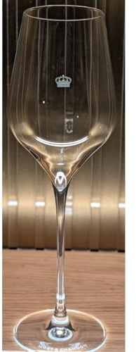 Reichelts Moet & Chandon Champagnerglas - Champagnerflutes | Champagner Glas Classic aus der Glasmanufaktur Lehman mit edlem weißem Schriftzug by