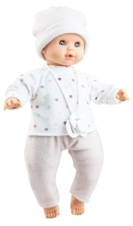 Paola Reina Puppe Alex - Spielfigur 36 cm mit gepunktetem Shirt