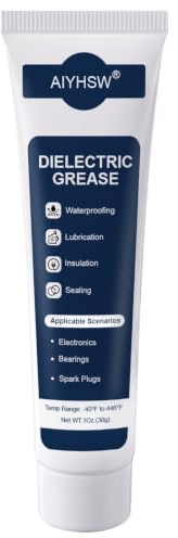 30g Graisse Diélectrique,Graisse Contact Electrique de Silicone Étanche | pour Connecteurs électriques,Bougies d'Allumage,Joints Toriques,Joint Robinet,Bornes de Batterie,Protection D'Isolation