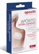 Aposán APOSITO ESTERIL ADHESIVO TEJIDO SIN TEJER APOSAN 7,2 X 5 CM 10 UNIDADES