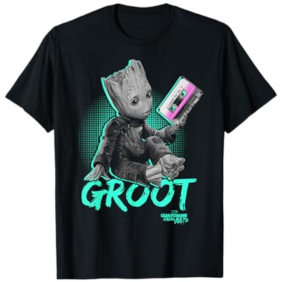 Marvel Guardians Vol. 2 Baby Groot Neon Tape T-Shirt