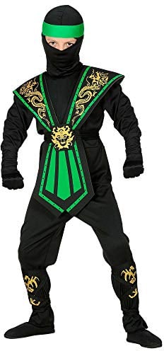 W WIDMANN MILANO Party Fashion - Costume enfant Ninja, combattant, guerrier japonais, déguisements de carnaval