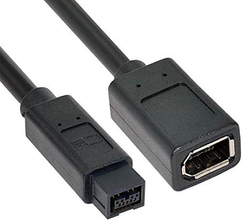Câble IEEE 1394 6 broches femelle vers 1394b 9 broches Firewire mâle 400 vers 800 câble 20 cm (6 broches femelle vers 9 broches)