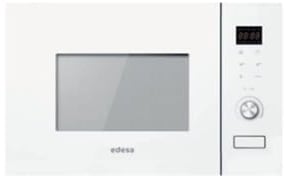 EDESA Microonde EMW-2020-IG WH ad incasso da 20 litri, 800 W e con grill 1000 W Contenitore interno in acciaio inox Funzioni di sbrinamento e riscaldamento Larghezza 59,5 Colore Bianco