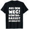 Kontrabassist im Einsatz! - Zubehör Deko Kontrabass T-Shirt