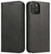 Mixroom - Custodia Cover Case a Libro Nero per iPhone 13 PRO con Stand in Ecopelle Chiusura Magnetica Formato Portafoglio Parte Interna in TPU Morbida