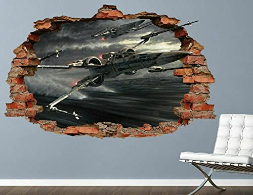 Star Wars Adventure Wandtattoo Aufkleber Wandbild Wohnkultur für Schlafzimmer Kunst