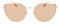 Calvin Klein Unisex CK22113S Sunglasses, 718 Yellow Gold, 34