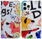 Bcov iPhone 14 Pro Max Case, Colorful Cute Dogs Leather Flip Phone Case Wallet Cover with Card Slot Holder Kickstand For iPhone 14 Pro Max