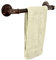 LINKPIPES Rohrhandtuch Bar Wand montiert Industriehandtuch Rack Halter Rustikale Heavy Duty Badezimmer Hardware (12 inch, Rote Bronze)