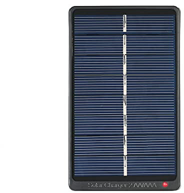Lechnical 2*AA/AAA Rechargeable Batteries Charger Solar Powered Charger 1W 4V Solar Panel for Battery Charging
