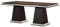 Casa Padrino Luxus Esstisch Dunkelbraun 200 x 100 x H. 79 cm - Verspiegelter Massivholz Küchentisch - Esszimmer Möbel - Luxus Möbel - Luxus Einrichtung