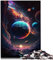 Puzzles für Erwachsene: Strange Universe-Puzzles für Erwachsene, 1000-teiliges Holzpuzzle für Erwachsene und Kinder ab 12 Jahren, Lernspiel, Herausforderungsspielzeug, Größe: 50x75 cm