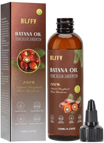 Bio Batana Öl Für Haarwachstum: Natürliches Haarwuchsöl kann als Haarmaske und Haarkur für Haarwachstum verwendet werden (120 ml)