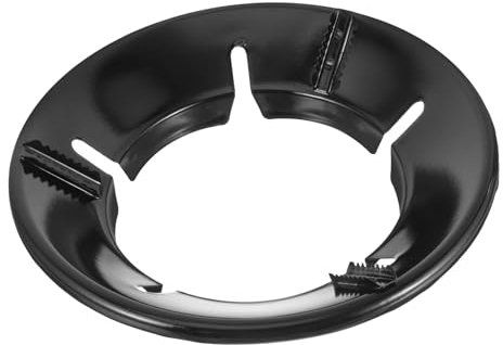HOMSFOU Support Wok Fer Robuste Anti-vent Pour Cuisinière Gaz Anneau Chauffe-gaz Pour Cuisine Familiale Cadre Isolant Économe Énergie Compatible Avec Plusieurs Feux Et Poêles Variés