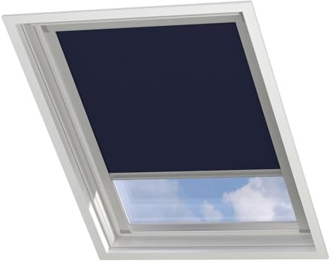 DTCH® Dachfenster verdunkelungsrollo, dunkelblau, für VELUX FK04