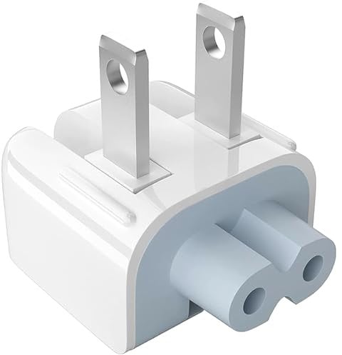 Mac AC Adapter US Travel Charger Converter Spare Connector Replace Plugs, Type A AC Power Adaptor Charger, MejaRizon AC Wall Plug Compatible with Apple MacBook iPod iPhone Power Adapter, etc