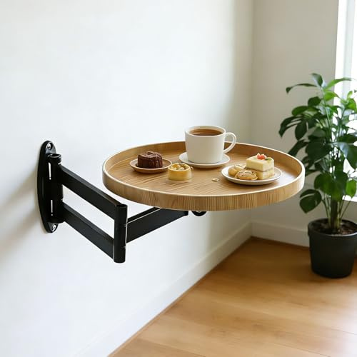 YUZINO Runder Klapptisch Wand