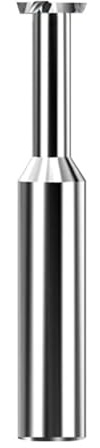 Fräsmaschine, Hartmetall-T-Nutfräser for die Metallbearbeitung (Aluminium, Stahl) – Wolframstahl-T-Nutfräser(6x50L,H1.0)