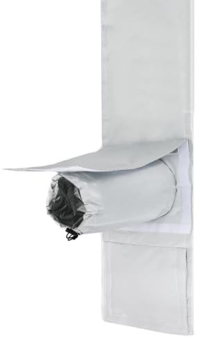 Kit d'aération fenêtre AC portable – Barrière contre les courants d'air, co | Ventilation sur rail, , adaptateur tuyau d'échappement, joint climatiseur en plastique PVC | Garde climatique pour rési