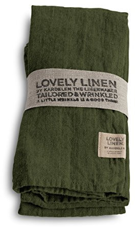 Lovely Linen NL0171 Lovely Serviette Leinen jeep green (1 Stück)