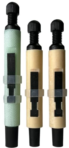 Selbie Hochleistungs-Dudelsack-Drohnenblätter, ein Set, 3er-Pack (1 Bass, 2 Tenor), imitierter Stock