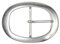 FRONHOFER Gürtelschnalle klassisch oval 4 cm silber, Dornschnalle, 18479, Größe:One Size, Farbe:Silber