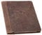 Pride and Soul 30124 - Ledereinband DIN A5 PERKINS, Lederhülle für Notizbuch, Buchhülle aus Echt Leder, Buchumschlag in braun, Einband mit Lesezeichen, 8 Visitenkartenfächern und Stiftschlaufe