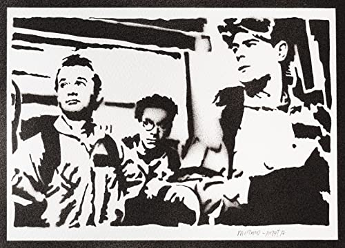 moreno-mata Echtes Handgemachtes Graffiti Die Geisterjäger Filme Aesthetic Poster & Kunstdrucke Bilder Plakat Handmade Deko Wandbilder Wohnzimmer Wanddeko Geschenke für Männer und Frauen
