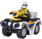 Simba - Sam Le Pompier - Quad de Police + Figurine Malcolm Articulée - Accessoires Inclus - Dès 3 Ans - 109251093038