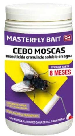 Masterfly Cebo Moscas, insecticida Polvo Soluble en Agua 125gr