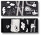 Happy Socks Unisex 4-pack Black And White Gift Set Socken, Black And White Gift Box 4er Pack, 36-40 EU