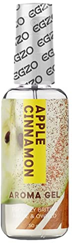 EGZO Aroma Gel Apple Cinamon, aromatisches Gleitgel auf Wasserbasis - mit Geschmack (Apfel Zimt) für köstlichen Oralsex, 1 x 50 ml