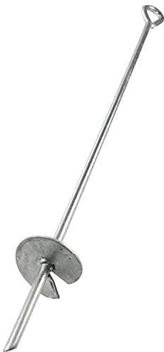 Erdanker Sturmsicherung 80 cm lang - Stahl Anker - Bodenanker für Zelte, Spielgeräte, Slackline