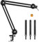 DEVICE OF URBAN INFOTECH Bras de microphone robuste avec clip de micro et attaches de câble pour Blue Yeti Snowball et Blue Yeti Nano