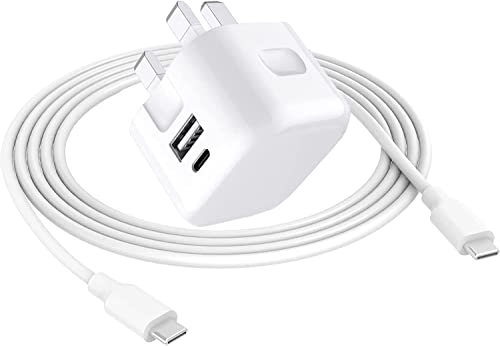 For Samsung Galaxy A16 A26 A36 A56 S24 Ultra Z Flip 7 Fold7 6 5 4 A06 S25 Edge A15 A55 A35 A05s A05 A04s A14 A34 A54 S23 S22 S21 Phone Charger 20W Plug + Fast Charging USB-C to USB C Cable (WHITE)