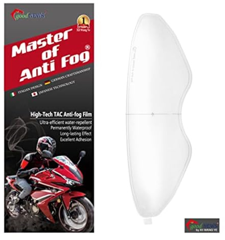 XII WY Motorrad Helm Antibeschlag Folie, Motorradhelm-Visier, Universal-Visierschutz, Aufkleber 33x11cm