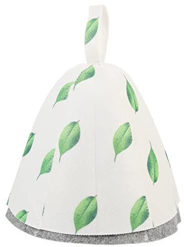 Ciieeo 2st Saunakappe Spa-Hut Kopfbedeckungen Für Das Badezimmer Haarkappen Für Die Nicht Gewebter Badewickel Saunahut Für Herren Russische Wolle Fräulein Gefühlt Groß Lieferungen