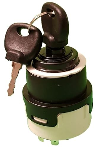 Universal Zündschloss 12/24 Volt Glühanlassschalter für Landmaschinen & Baumaschinen wie Deutz DX 07 Same Case Zettelmeyer Schaeff inkl. 2 Schlüssel 14603/603