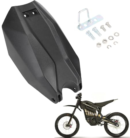 JFG RACING Motorcycle Battery Cover,Motorcycle Battery Cover Fairing Battery Protect for Talaria Sting Electric Bike-Black