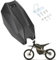 JFG RACING Motorcycle Battery Cover,Motorcycle Battery Cover Fairing Battery Protect for Talaria Sting Electric Bike-Black