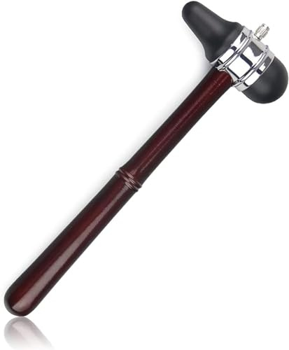 RUTAVM Professional Reflex Hammer Set, Medical Wooden Handle Neurological Hammer Professional Reflex for Nurses, EMS, Medical Students, Emergency Room