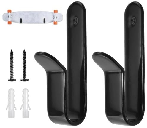 HONSNKS Snowboard Wandregal, Ski Wandhalterung Display für Zuhause Garage Wandhalterung Aufbewahrung Surfbretter, Skateboards, Ski