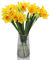 Hananona Künstliche Narzissen, Narzissen, Gelb, Frühlingsblumen, Kunstseide, Blumenarrangement für Zuhause, Hochzeitsdekoration, 20 Stück, Gelb