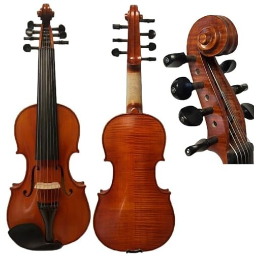 Violine Set Professionelle Violine, 7-saitig, 4/4, für Erwachsene, handgefertigt