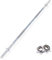 DONATIF Langhantelstange aus Stahl, 220 cm, mit Schraubverschluss, Langhantel 28 mm, verchromt, Fitnessgeräte für Zuhause, Fitness Home Gym