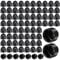 Akamino 100 PCS M10 Hex Nut Protective Caps Cover, (17mm Wrench) Black Plastic Nut and Bolt Dome Cap with No Thread, Decoration Screw Caps for Screws Bolts