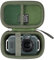 Khanka Hartschalen-Reiseetui als Ersatz für die wasserdichte Digitale Kompaktkamera Pentax wg-1000, nur Etui. (Olivgrün)