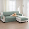 BellaHills 100% Wasserdicht Kratzfester Chaise Longue Sofa Bezug, Schutz für Rechts Arm Gesteppte Sofas-Sofaueberwurf L Form (205cm), Lilienkissen